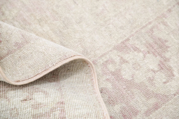 Ivory Afghan Serenity Rug 5' 0" x 10' 2" Hand-Knotted | No. AT90750