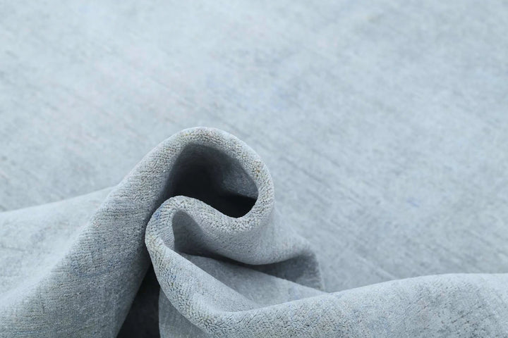 Blue Afghan Overdye Rug 8' 0" x 9' 10" Hand-Knotted | No. AT90840