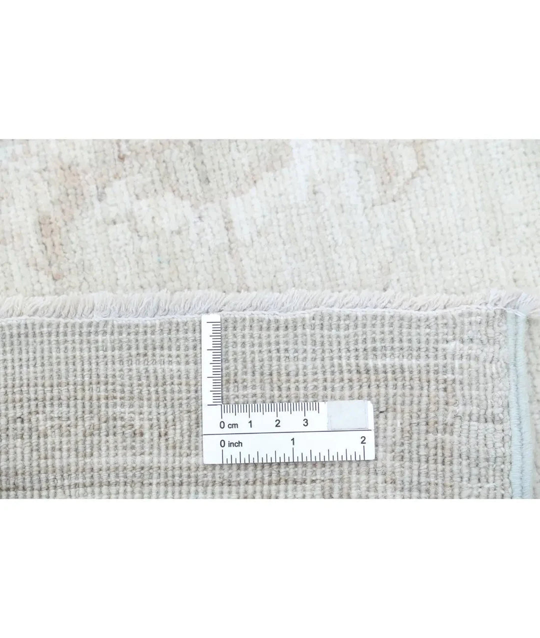 Ivory Afghan Serenity Rug 8' 10" x 11' 8" Hand-Knotted | No. AT90910