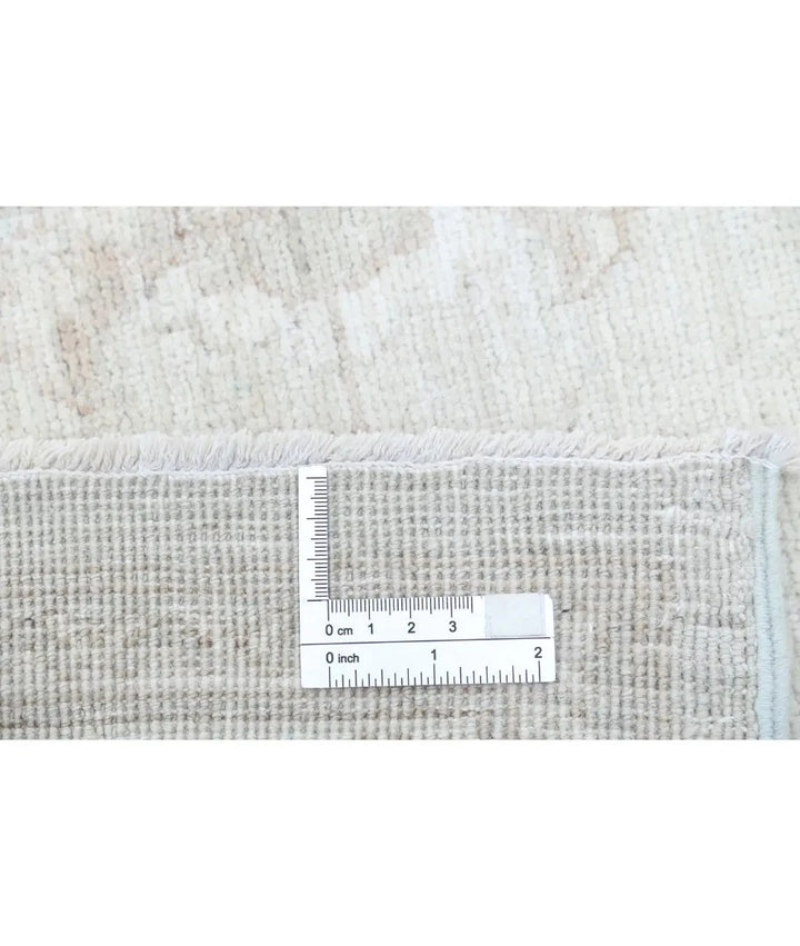 Ivory Afghan Serenity Rug 8' 10" x 11' 8" Hand-Knotted | No. AT90910