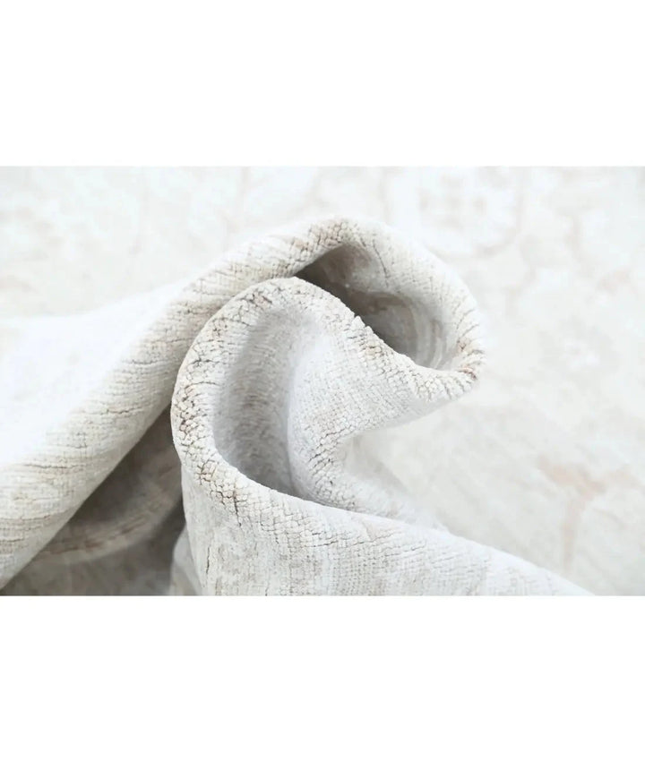 Ivory Afghan Serenity Rug 8' 10" x 11' 8" Hand-Knotted | No. AT90910