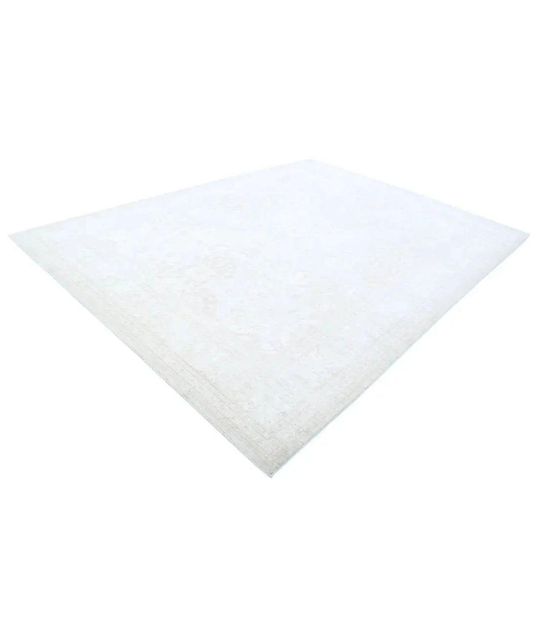 Ivory Afghan Serenity Rug 8' 10" x 11' 8" Hand-Knotted | No. AT90910