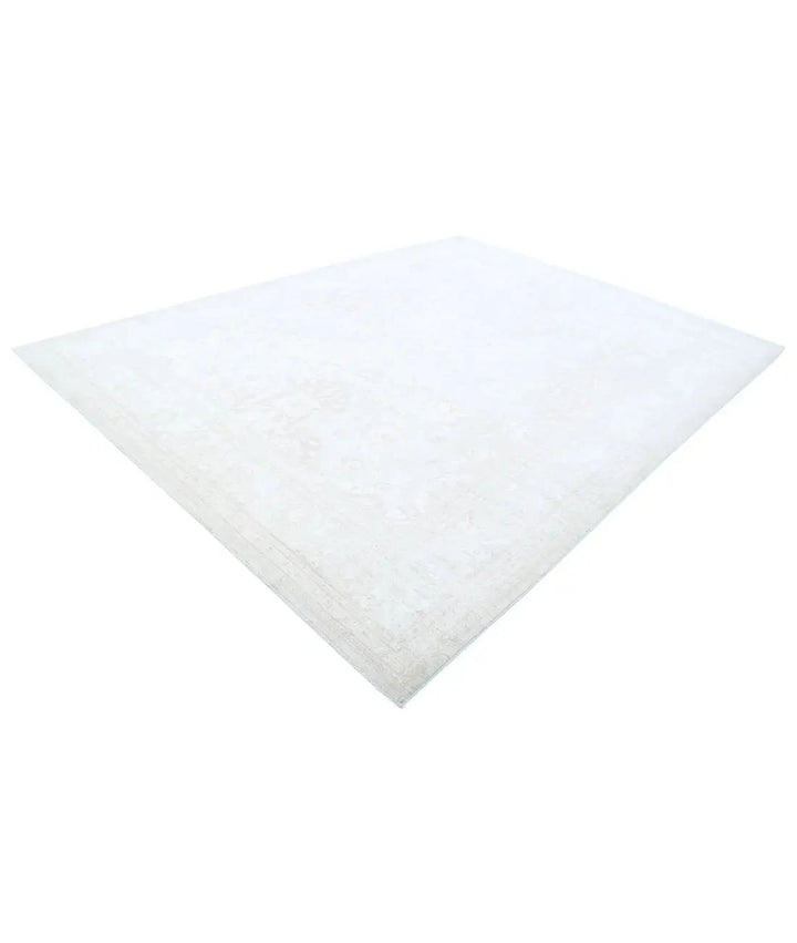 Ivory Afghan Serenity Rug 8' 10" x 11' 8" Hand-Knotted | No. AT90910