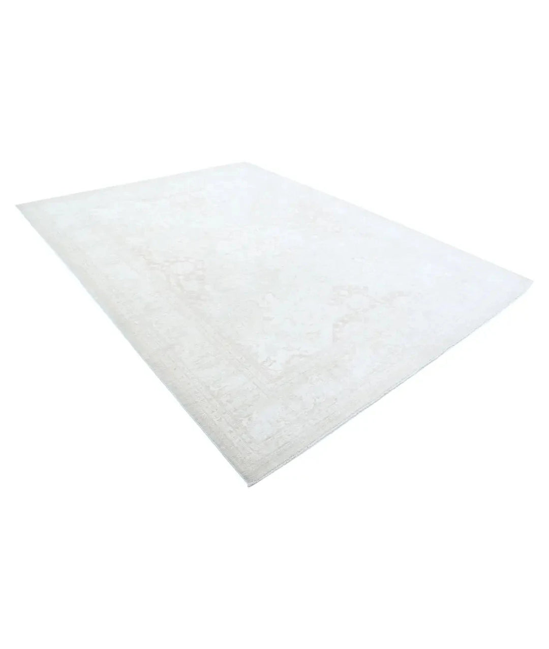 Ivory Afghan Serenity Rug 8' 10" x 11' 8" Hand-Knotted | No. AT90910