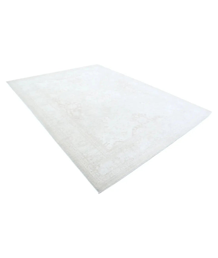 Ivory Afghan Serenity Rug 8' 10" x 11' 8" Hand-Knotted | No. AT90910