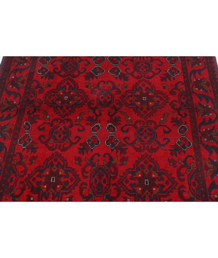 Afghan Khal Muhammadi Rug 4' 2" x 6' 4" Hand-Knotted | No. AT90990