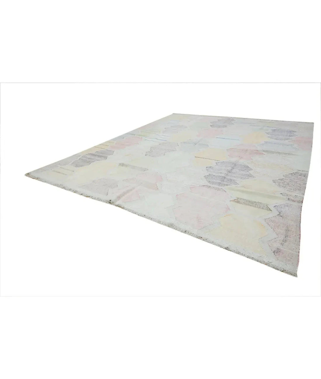 Turkish Lily Kilim Rug 12' 1" x 14' 8" Hand-Knotted | No. AT90995