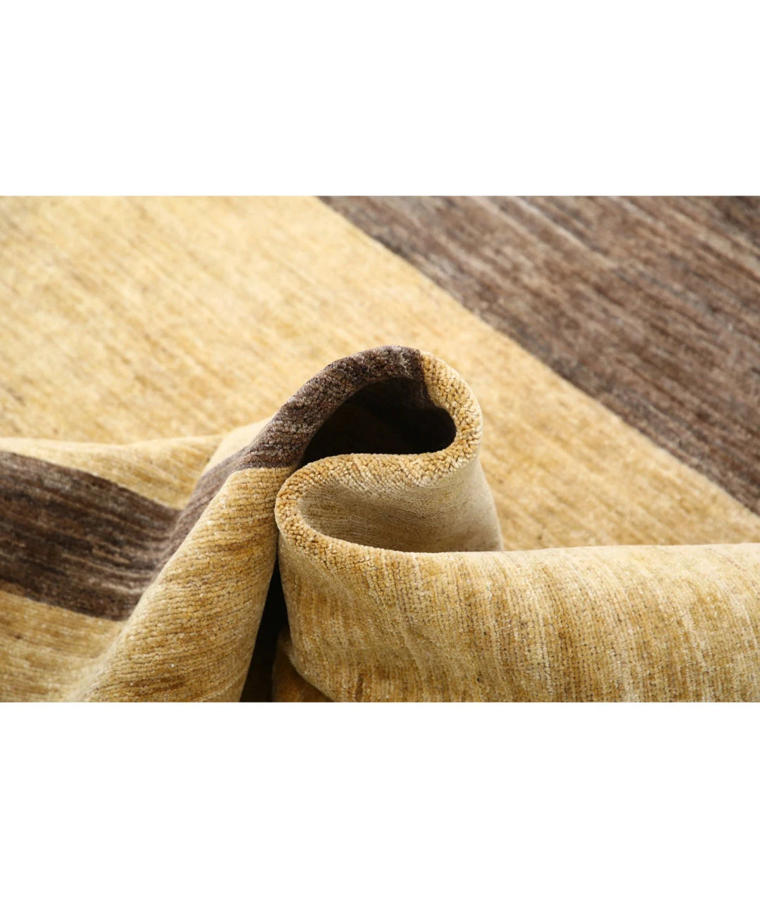 Afghan Modcar Rug 6' 6" x 7' 3" Hand-Knotted | No. AT90999