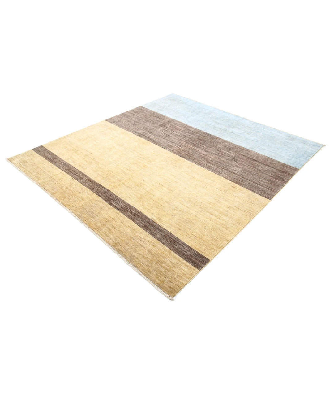 Afghan Modcar Rug 6' 6" x 7' 3" Hand-Knotted | No. AT90999