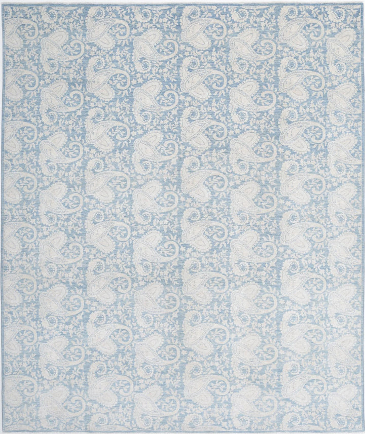 Afghan Serenity Rug 8' 3" x 9' 9" Hand-Knotted | No. AT91004