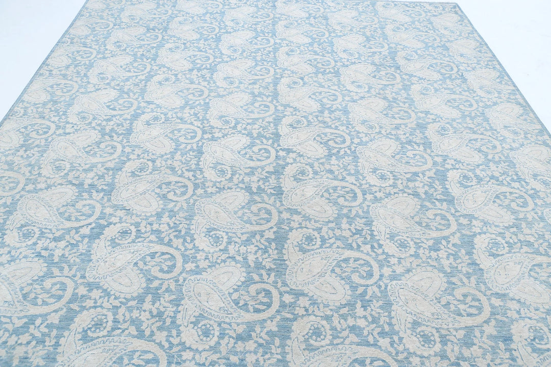 Afghan Serenity Rug 8' 3" x 9' 9" Hand-Knotted | No. AT91004