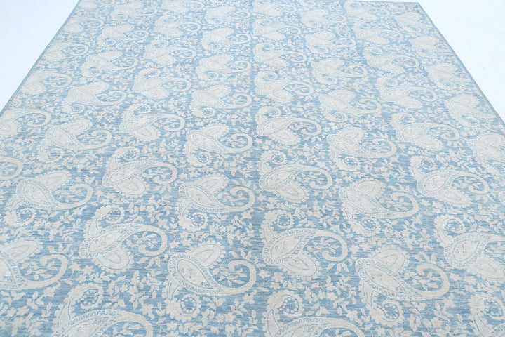 Afghan Serenity Rug 8' 3" x 9' 9" Hand-Knotted | No. AT91004