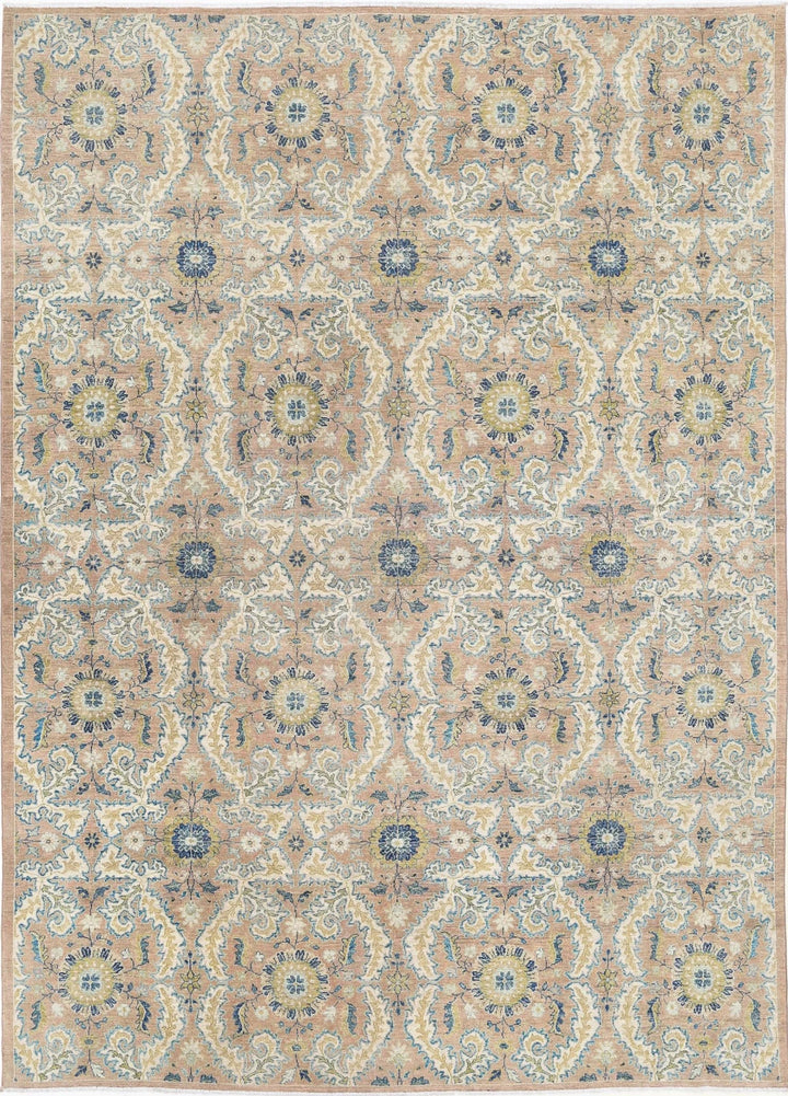 Afghan Oriental Rug 8' 10" x 12' 2" Hand-Knotted | No. AT91032