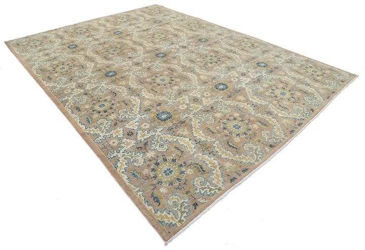Afghan Oriental Rug 8' 10" x 12' 2" Hand-Knotted | No. AT91032