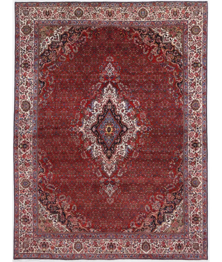 Persian Bijar Fine Rug 11' 0" x 14' 7" Hand-Knotted | No. AT91215