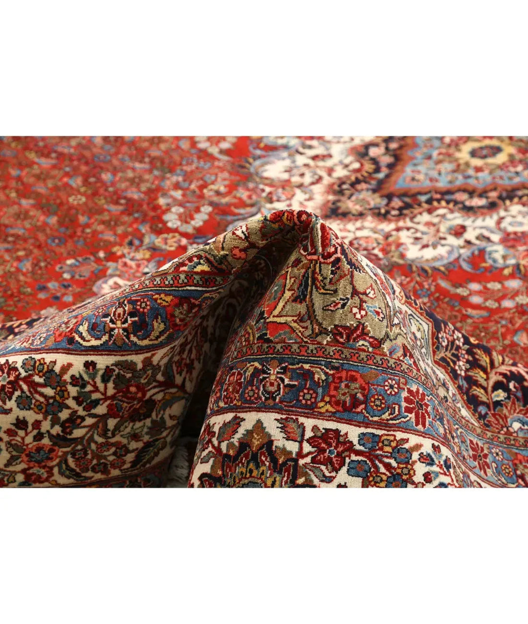 Persian Bijar Fine Rug 11' 0" x 14' 7" Hand-Knotted | No. AT91215