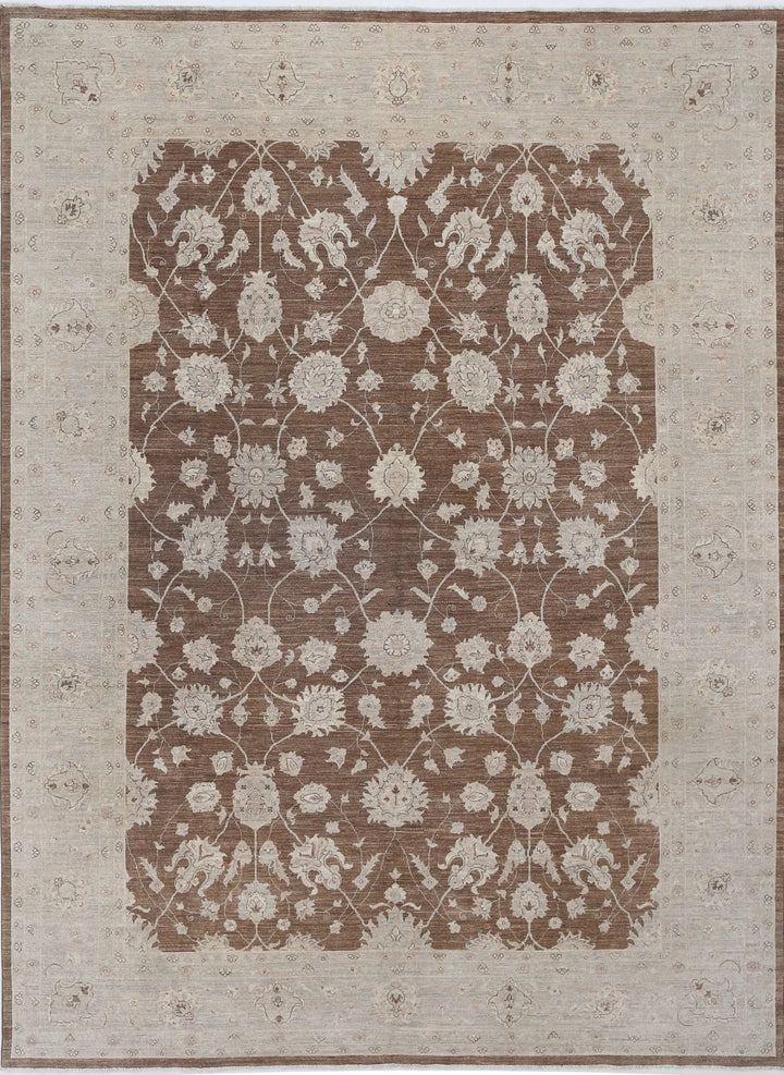 Afghan Serenity Rug 8' 8" x 11' 9" Hand-Knotted | No. AT91262