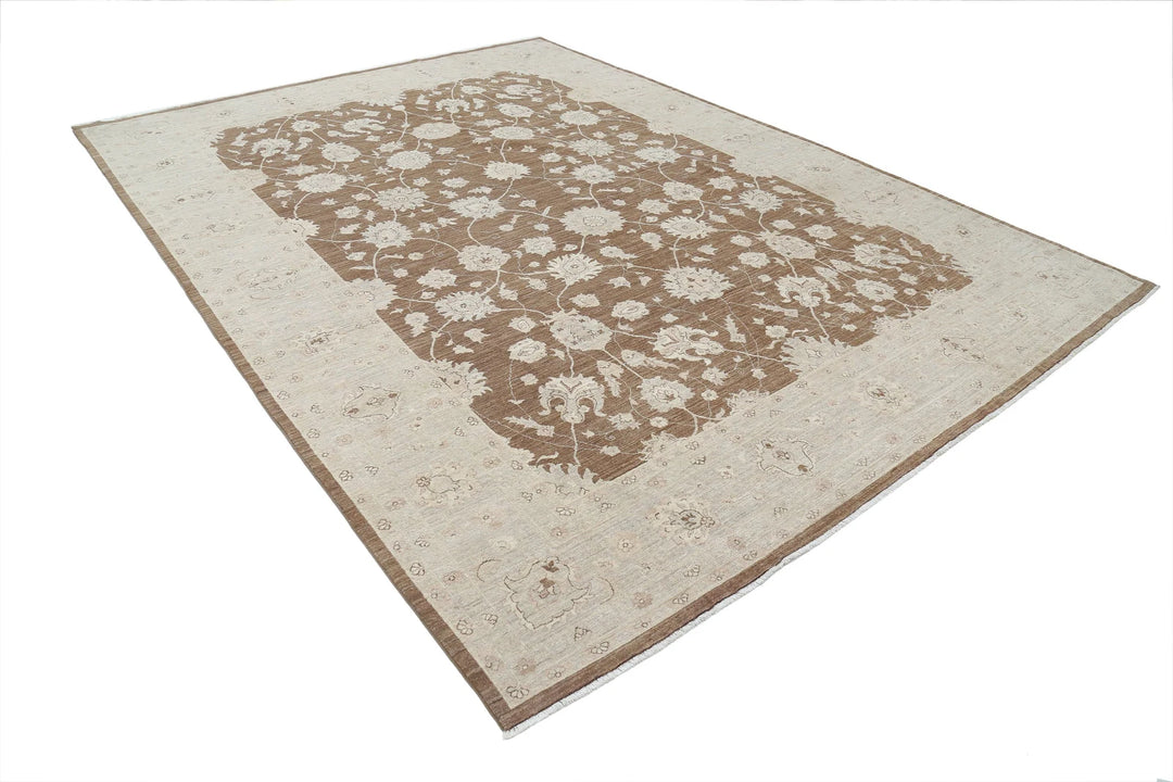 Afghan Serenity Rug 8' 8" x 11' 9" Hand-Knotted | No. AT91262