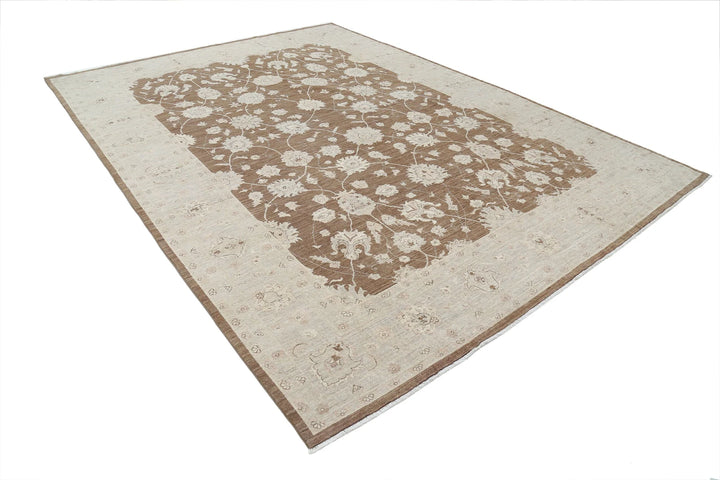 Afghan Serenity Rug 8' 8" x 11' 9" Hand-Knotted | No. AT91262