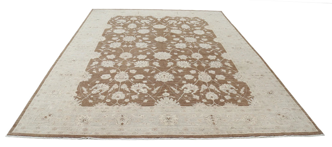 Afghan Serenity Rug 8' 8" x 11' 9" Hand-Knotted | No. AT91262
