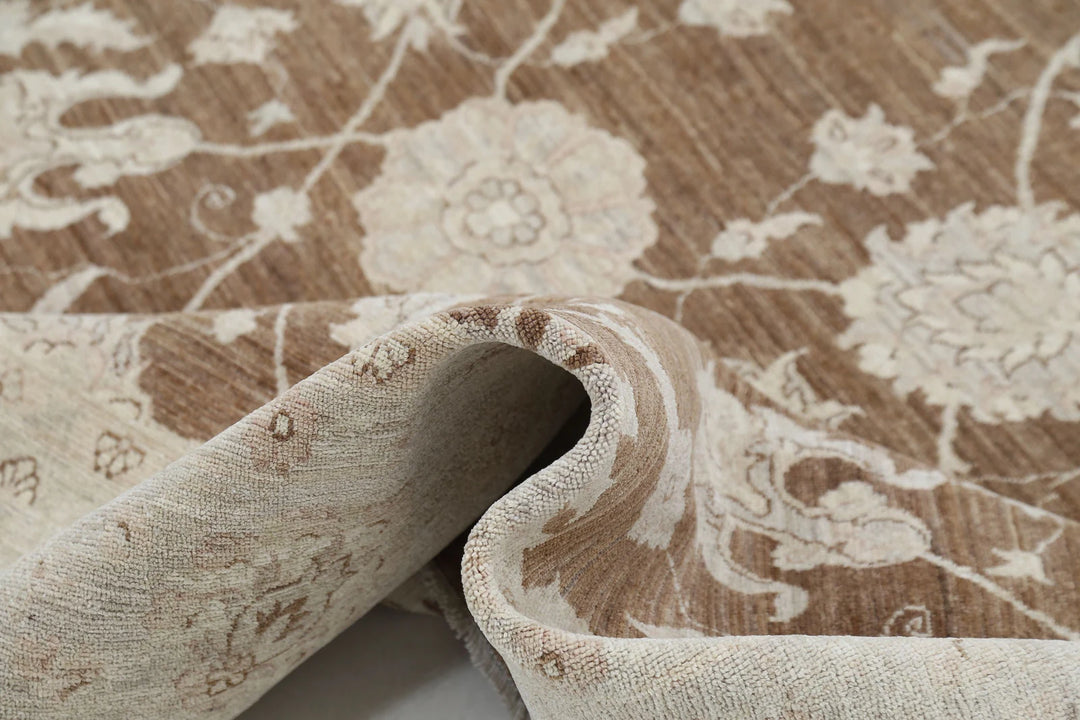 Afghan Serenity Rug 8' 8" x 11' 9" Hand-Knotted | No. AT91262