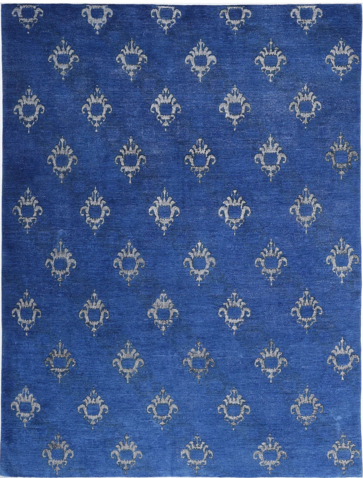 Afghan Oriental Rug 8' 9" x 11' 5" Hand-Knotted | No. AT91446