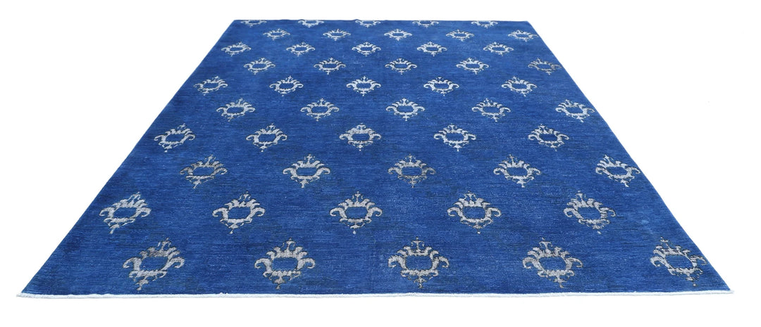 Afghan Oriental Rug 8' 9" x 11' 5" Hand-Knotted | No. AT91446