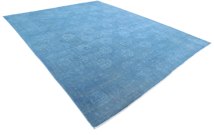 Afghan Overdye Rug 9' 10" x 12' 7" Hand-Knotted | No. AT91591