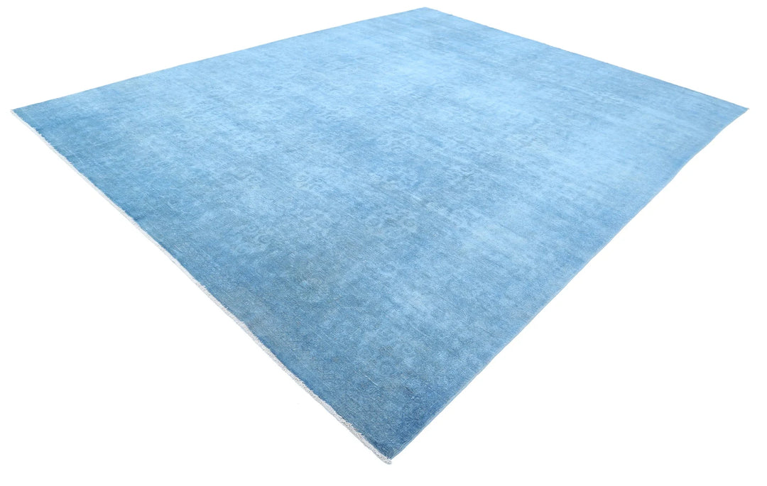 Afghan Overdye Rug 9' 10" x 12' 7" Hand-Knotted | No. AT91591