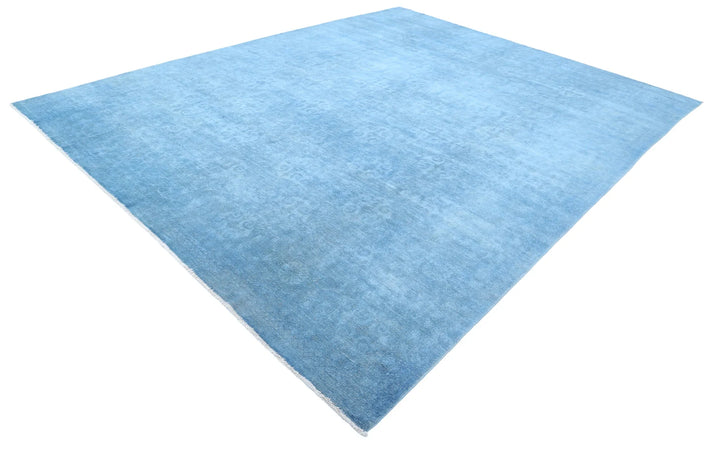 Afghan Overdye Rug 9' 10" x 12' 7" Hand-Knotted | No. AT91591