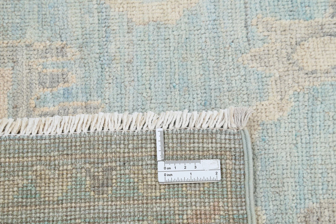 Afghan Oushak Rug 6' 0" x 8' 10" Hand-Knotted | No. AT91689