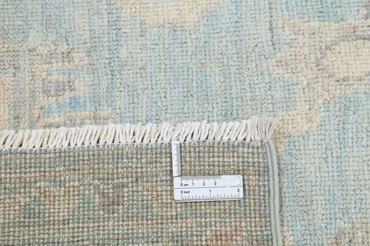 Afghan Oushak Rug 6' 0" x 8' 10" Hand-Knotted | No. AT91689