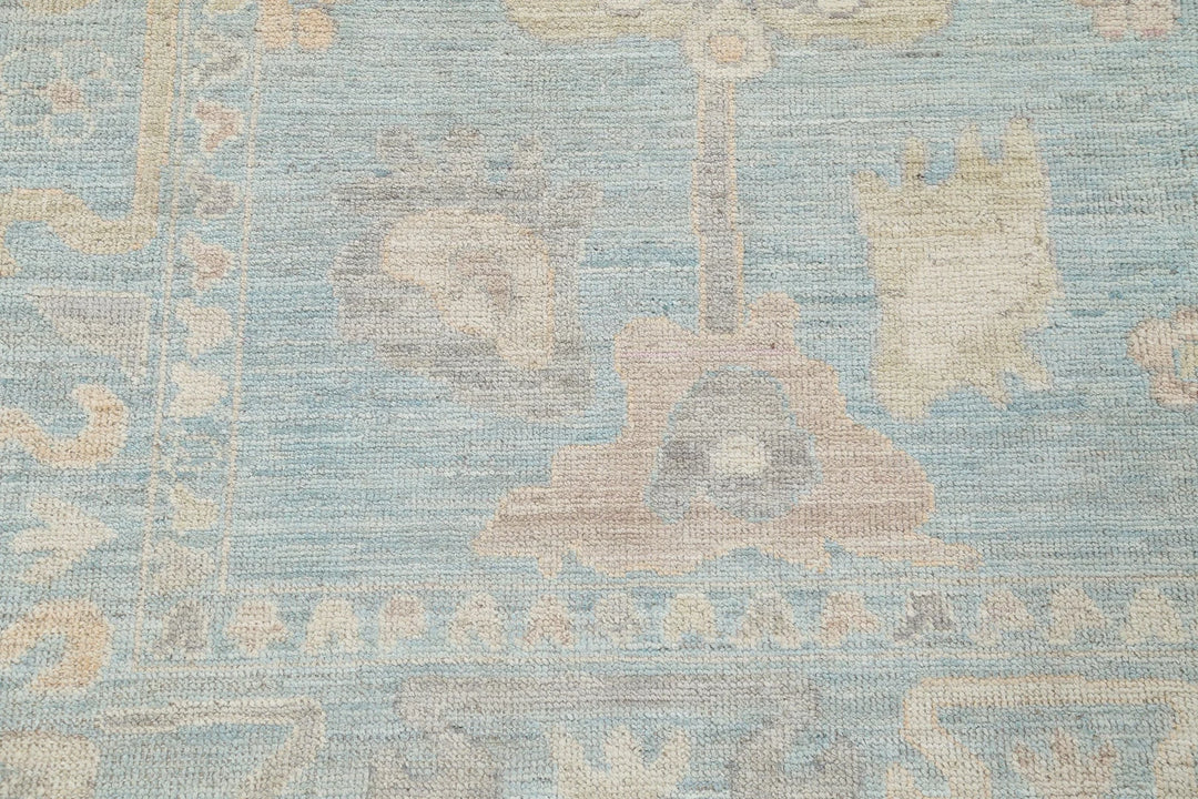 Afghan Oushak Rug 6' 0" x 8' 10" Hand-Knotted | No. AT91689