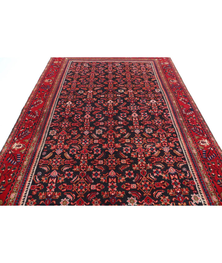 Persian Hamadan Rug 6' 11" x 9' 11" Hand-Knotted | No. AT91693