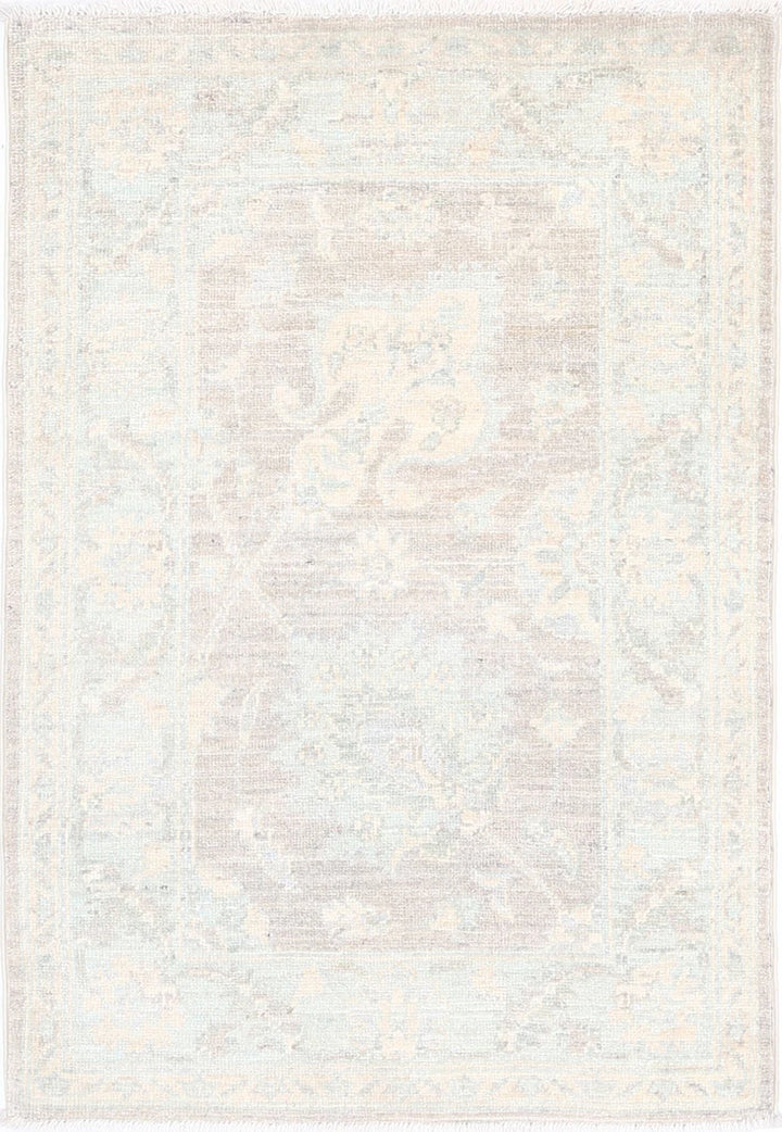 Afghan Serenity Rug 2' 0" x 2' 11" Hand-Knotted | No. AT91770