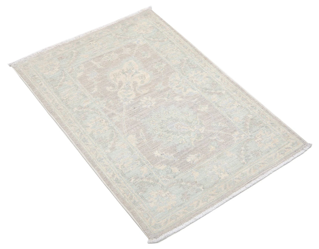 Afghan Serenity Rug 2' 0" x 2' 11" Hand-Knotted | No. AT91770