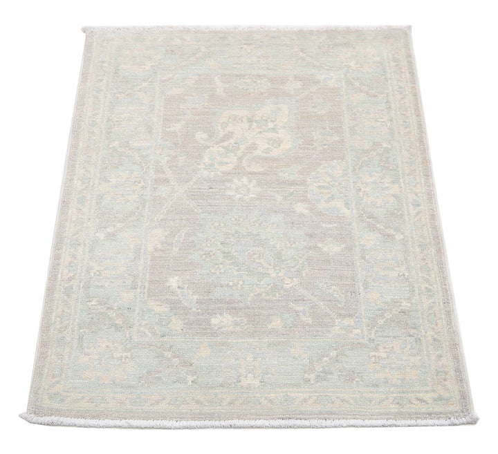 Afghan Serenity Rug 2' 0" x 2' 11" Hand-Knotted | No. AT91770