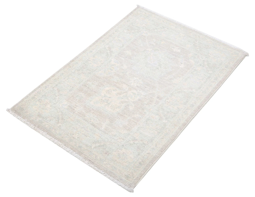 Afghan Serenity Rug 2' 0" x 2' 11" Hand-Knotted | No. AT91770