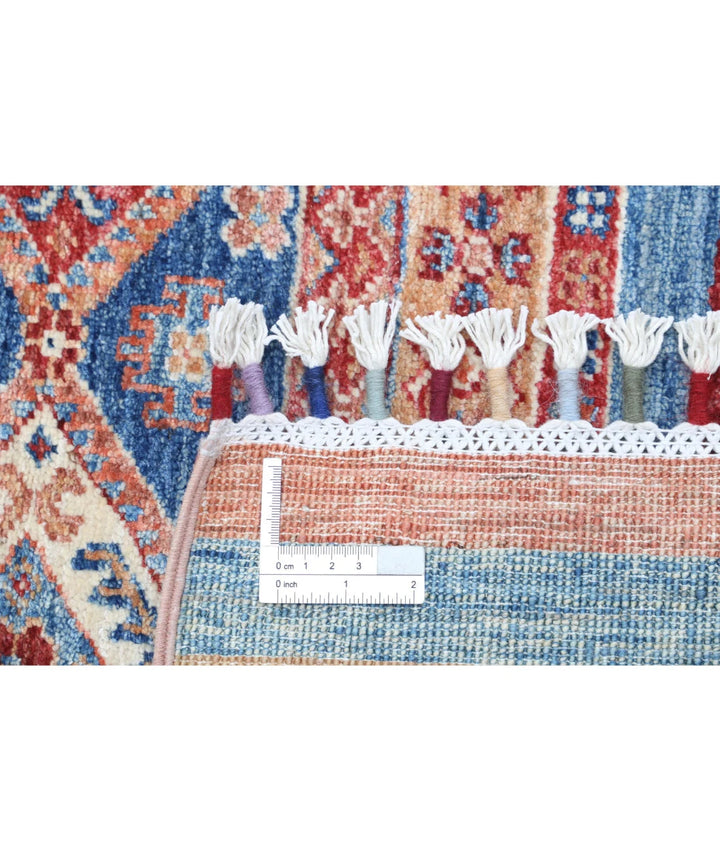 Afghan Khurjeen Rug 2' 9" x 3' 10" Hand-Knotted | No. AT91809