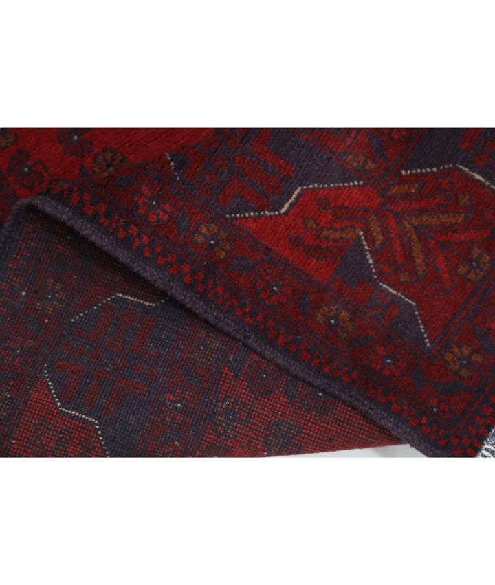 Afghan Khal Muhammadi Rug 3' 4" x 4' 9" Hand-Knotted | No. AT91893