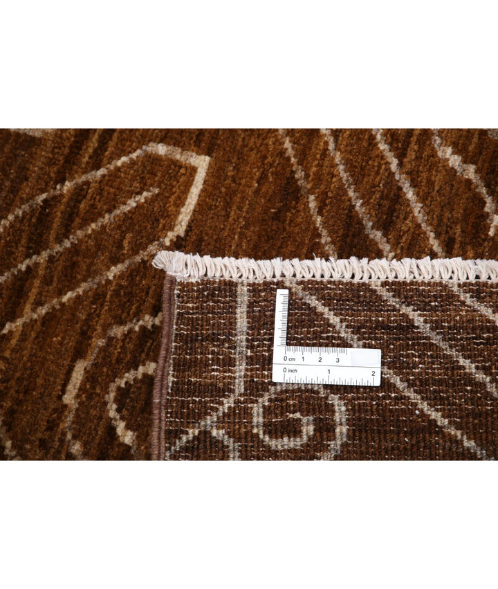 Afghan Modcar Rug 6' 3" x 7' 9" Hand-Knotted | No. AT91927