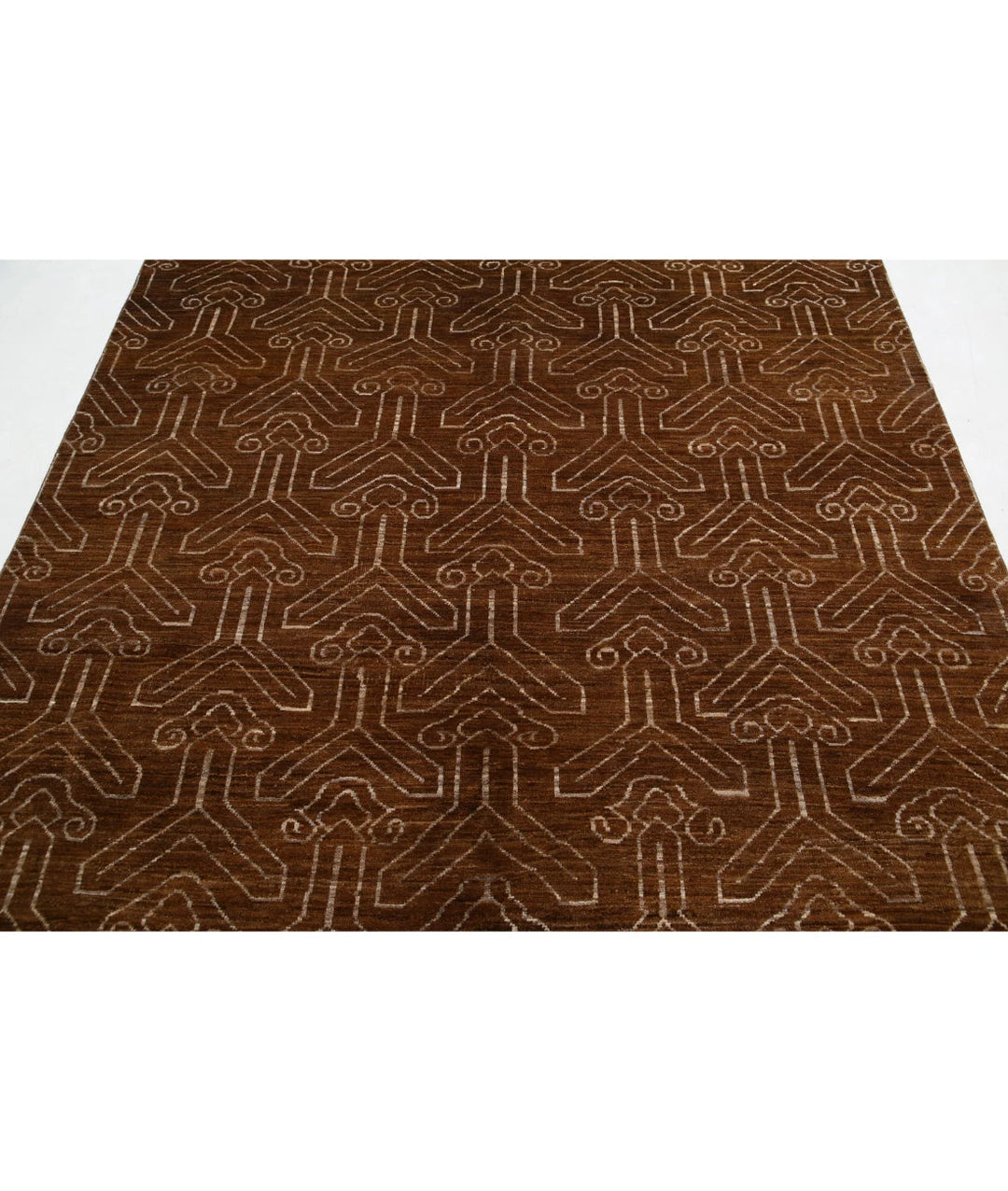 Afghan Modcar Rug 6' 3" x 7' 9" Hand-Knotted | No. AT91927