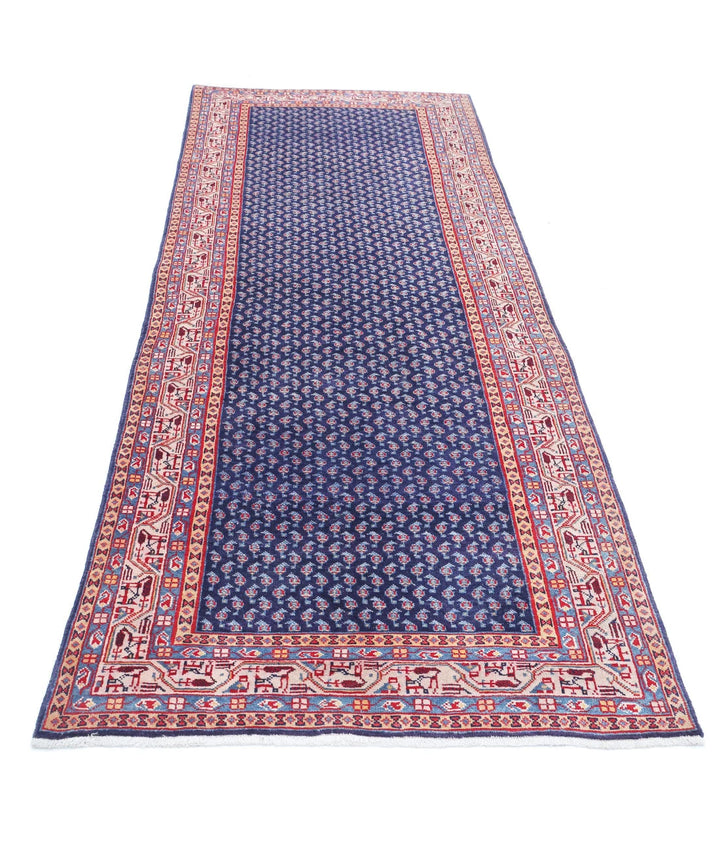 Persian Mir Saraband Runner 3' 5" x 10' 2" Hand-Knotted | No. AT91958