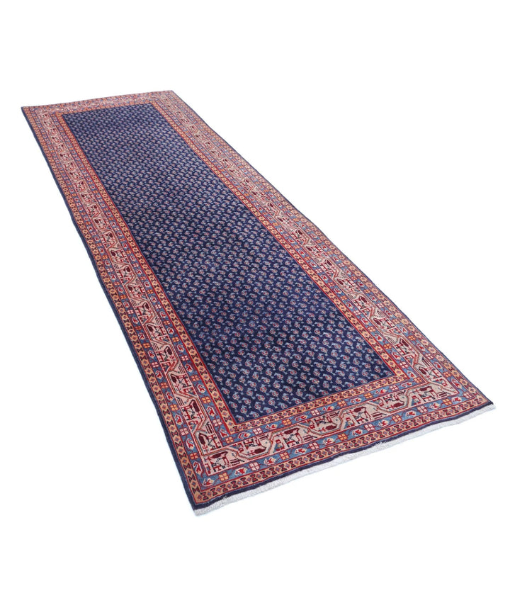 Persian Mir Saraband Runner 3' 5" x 10' 2" Hand-Knotted | No. AT91958
