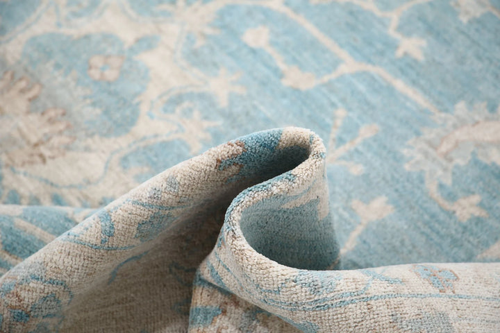 Afghan Oushak Rug 7' 11" x 9' 5" Hand-Knotted | No. AT92000