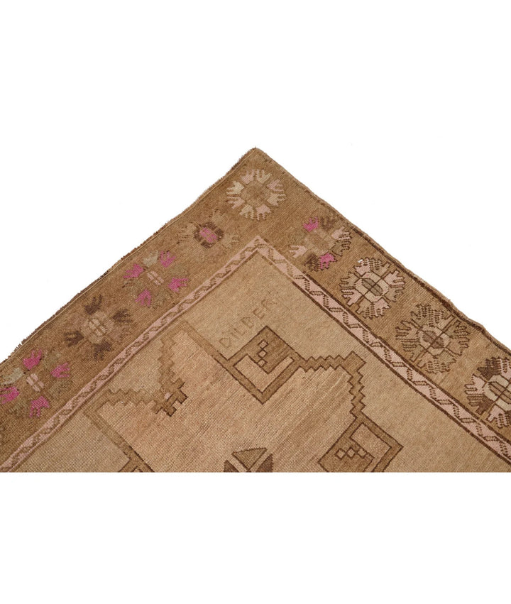 Turkish Vintage Rug 4' 2" x 11' 9" Hand-Knotted | No. AT92036