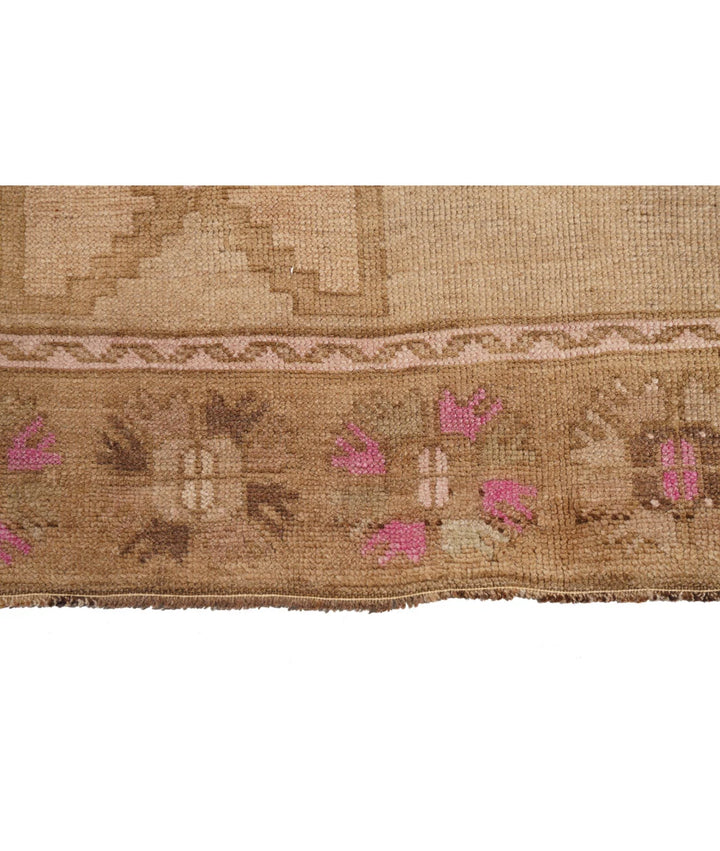 Turkish Vintage Rug 4' 2" x 11' 9" Hand-Knotted | No. AT92036