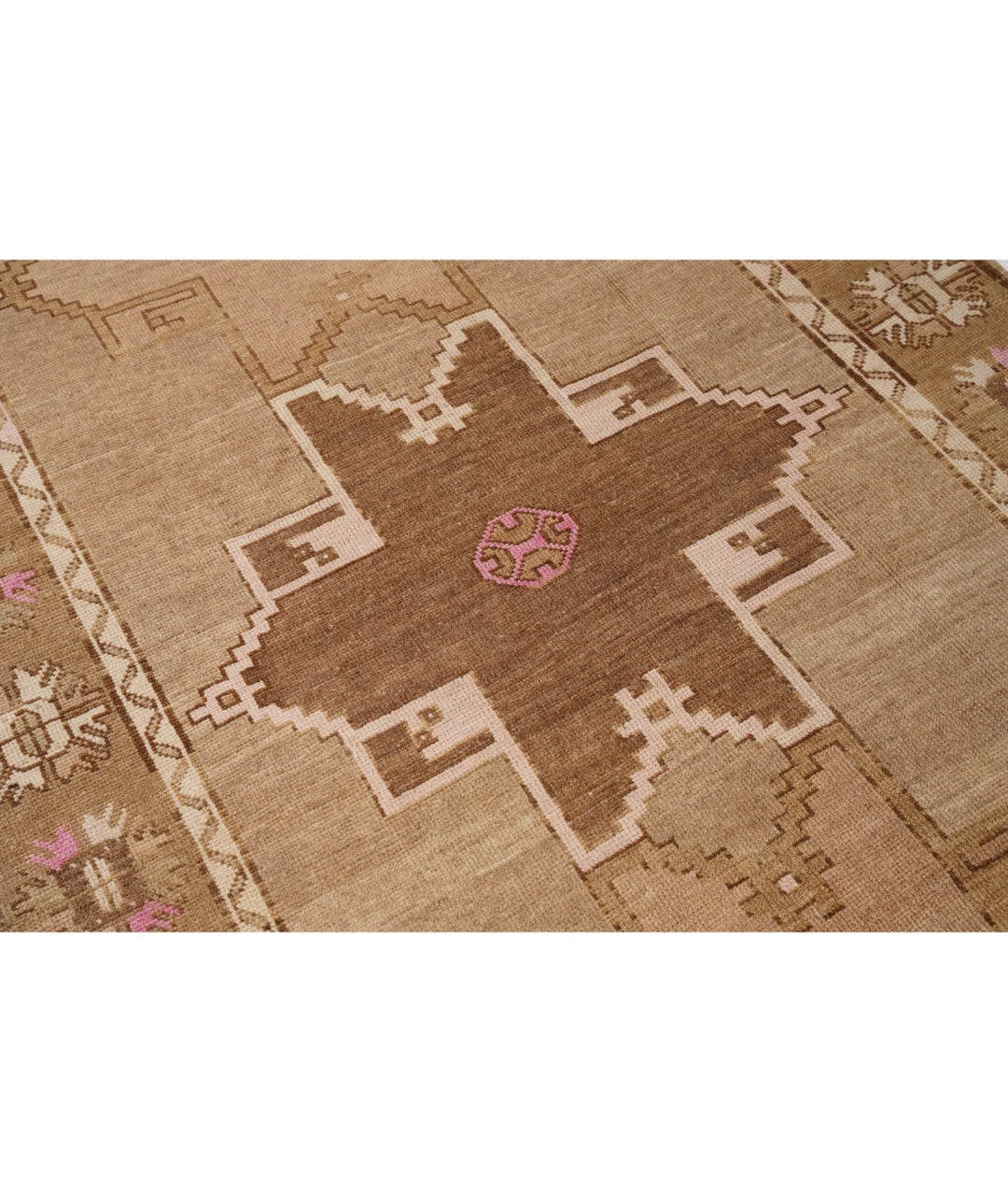 Turkish Vintage Rug 4' 2" x 11' 9" Hand-Knotted | No. AT92036