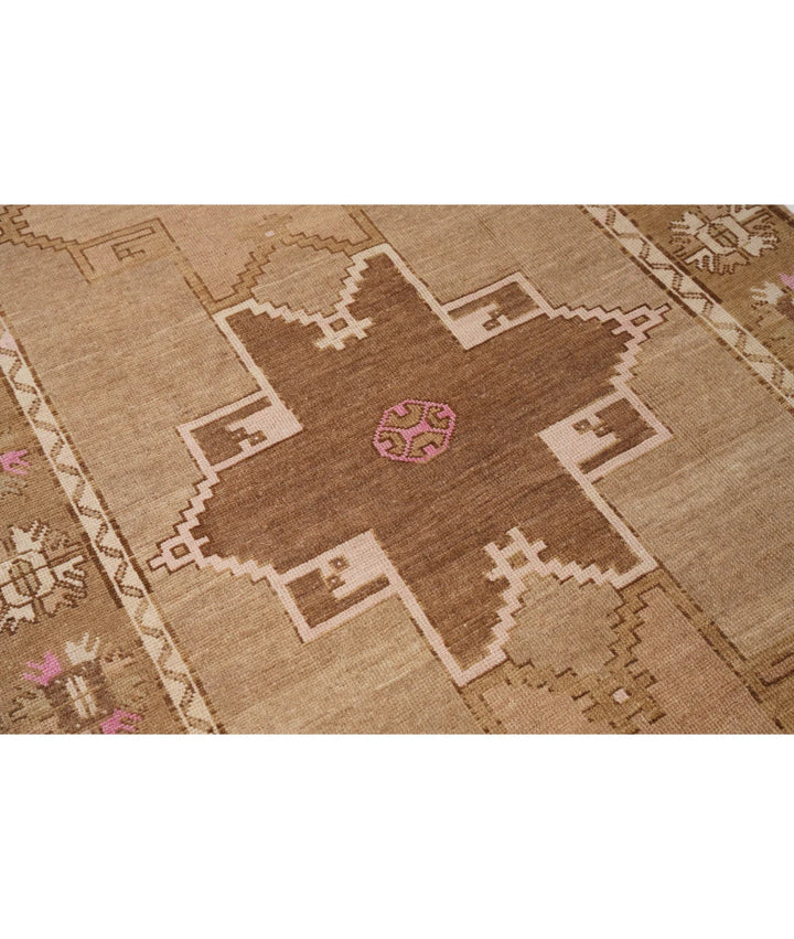 Turkish Vintage Rug 4' 2" x 11' 9" Hand-Knotted | No. AT92036
