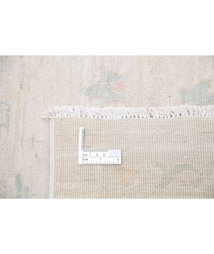 Ivory Afghan Serenity Rug 19' 4" x 25' 6" Hand-Knotted | No. AT92281